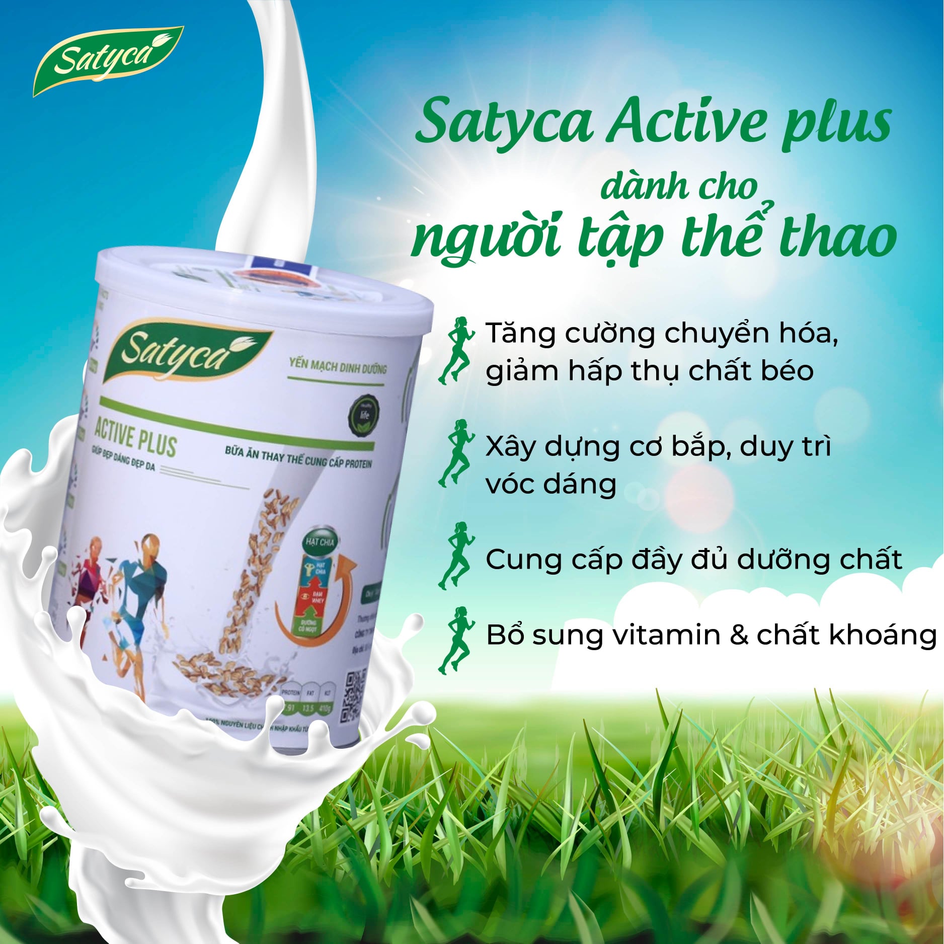 Sữa Yến Mạch Dinh Dưỡng Satyca Active Plus - hinh 02