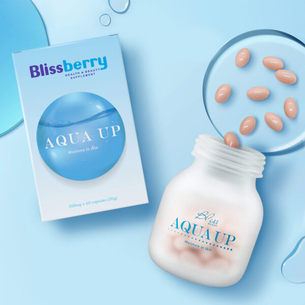 Viên uống cấp nước bổ sung collagen Blissberry AQUA UP 60 viên - hinh 03