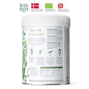 Sữa Bột Hữu Cơ Let's Eco 2 (6-10 Tháng Tuổi) - hinh 02