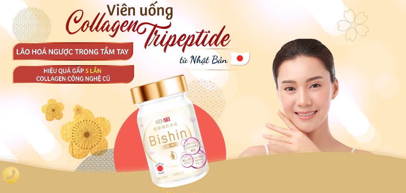 Viên Uống Collagen Bishin Công Nghệ Tripeptide - h01