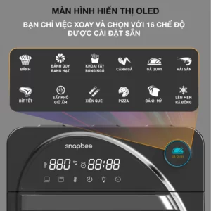 Nồi Chiên Không Dầu SnapBee QUEEN RF15 - hinh 02