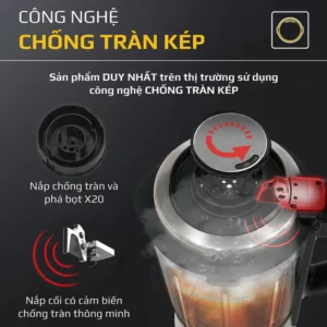 Máy Làm Sữa Hạt OLIVO X20 - hinh 05