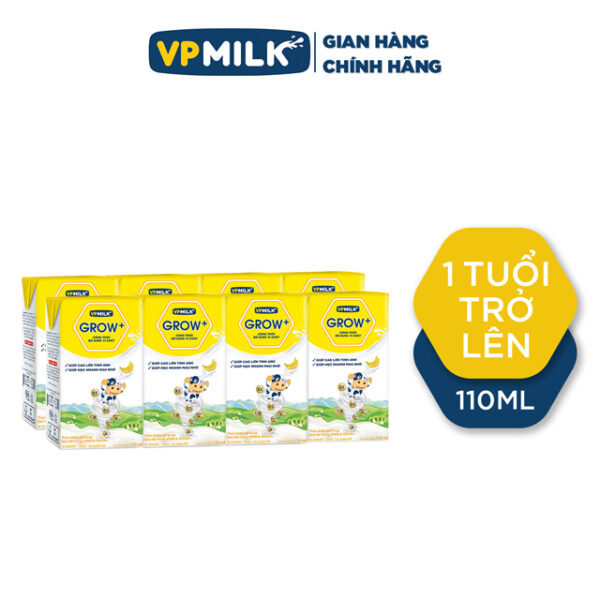 Sữa Tiệt Trùng VPMilk Grow+ Vị Chuối 110ml - hinh 04