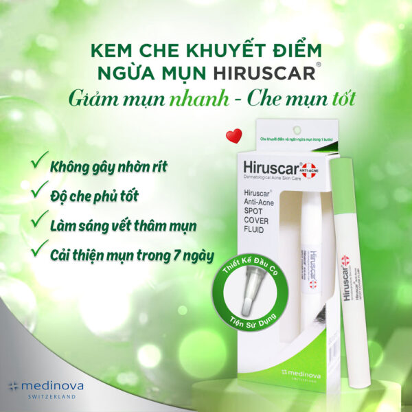 Hiruscar Anti-Acne Spot Cover Fluid - hinh -3
