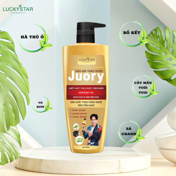 Dầu gội thảo dược Juory - Lucky Star 850ML - hinh 04
