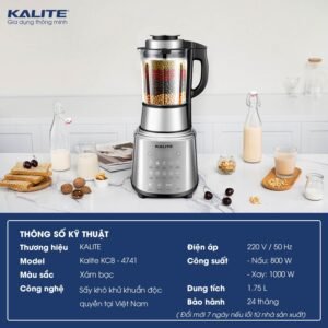 Máy Làm Sữa Hạt Kalite KCB4741 - hinh 07