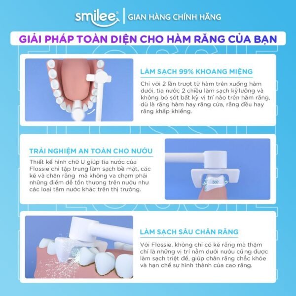 Máy tăm nước cầm tay 2 chiều Flossie - hinh 05