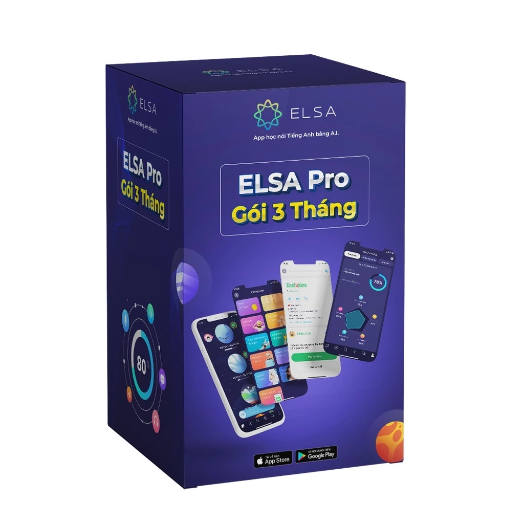 Phần Mềm Tiếng Anh ELSA Speak 3 Tháng - HInh 01