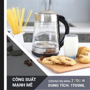 Ấm đun nước siêu tốc thủy tinh Kalpen KK88 - hinh 08