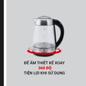 Ấm đun nước siêu tốc thủy tinh Kalpen KK88 - hinh 013
