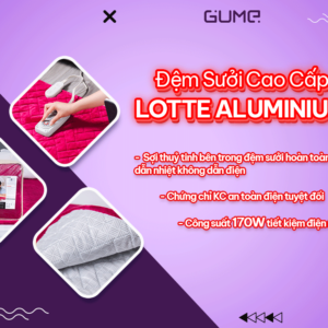 Đệm Sưởi Siêu Vi Sợi Cao Cấp Lotte - hình 04