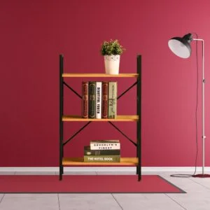 Kệ Gỗ Chân Sắt 3 Tầng MK243 hinh 02