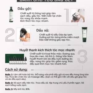 combo ngăn dụng kích thích mọc tóc