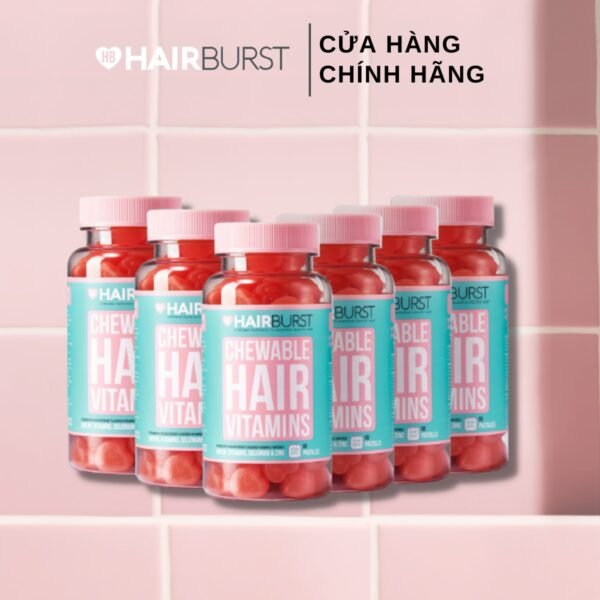 6 Lọ Kẹo Dẻo Vitamins Kích Thích Mọc Tóc Hairburst