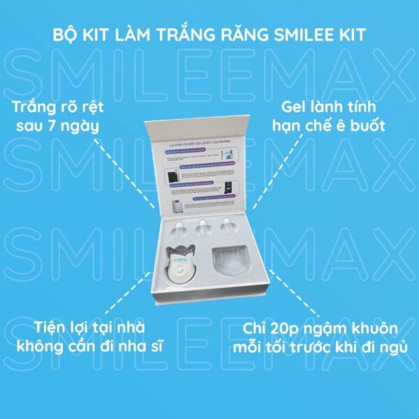 Bộ Kit Làm Trắng Răng Tại Nhà Smilee Max - hinh 05
