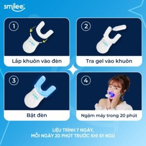 Bộ Kit Làm Trắng Răng Tại Nhà Smilee Max - hinh 06
