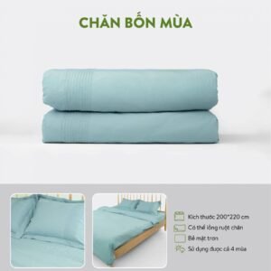Bộ ga chun chần Blue MB2302BL - hinh 09