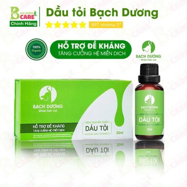 Dầu Tỏi Bạch Dương Organic - hinh 01