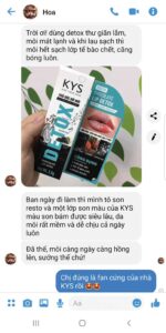 Son Thải Độc Môi, KYS Chocolate Lip Detox - hinh 07