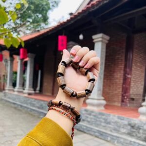 Vòng Tay Trầm Hương Sánh Đốt Trúc Thiên 14 Ly - hinh 04