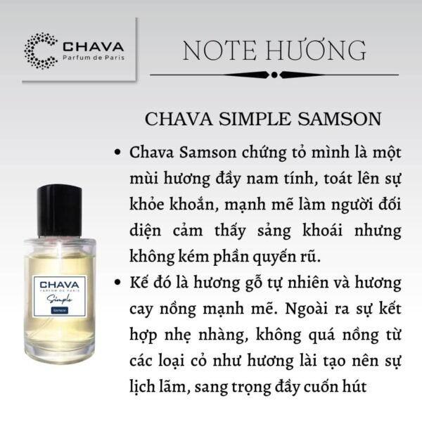 Nước Hoa Samson 50ml - Chava - hinh 03