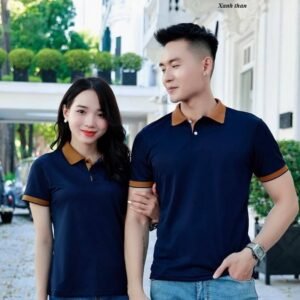Áo Phông Polo Đôi Cổ Phối Màu - hinh 05
