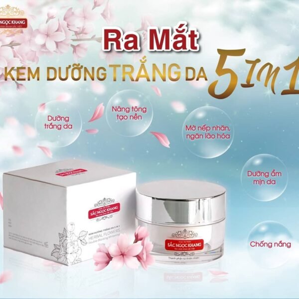 Kem Dưỡng Trắng Da Ban Ngày 5 In 1 - Sắc Ngọc Khang - hinh 06