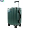vali nhựa kéo du lịch khung nhôm a91 size 24inch - màu xanh rêu