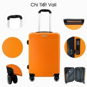 Vali nhựa kéo du lịch trip p808 size 22inch - hinh 011