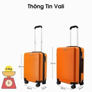 Vali nhựa kéo du lịch trip p808 size 22inch - hinh 09