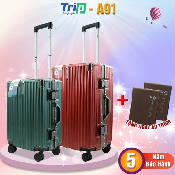 vali nhựa kéo du lịch khung nhôm a91 size 20inch - trip - hinh 011