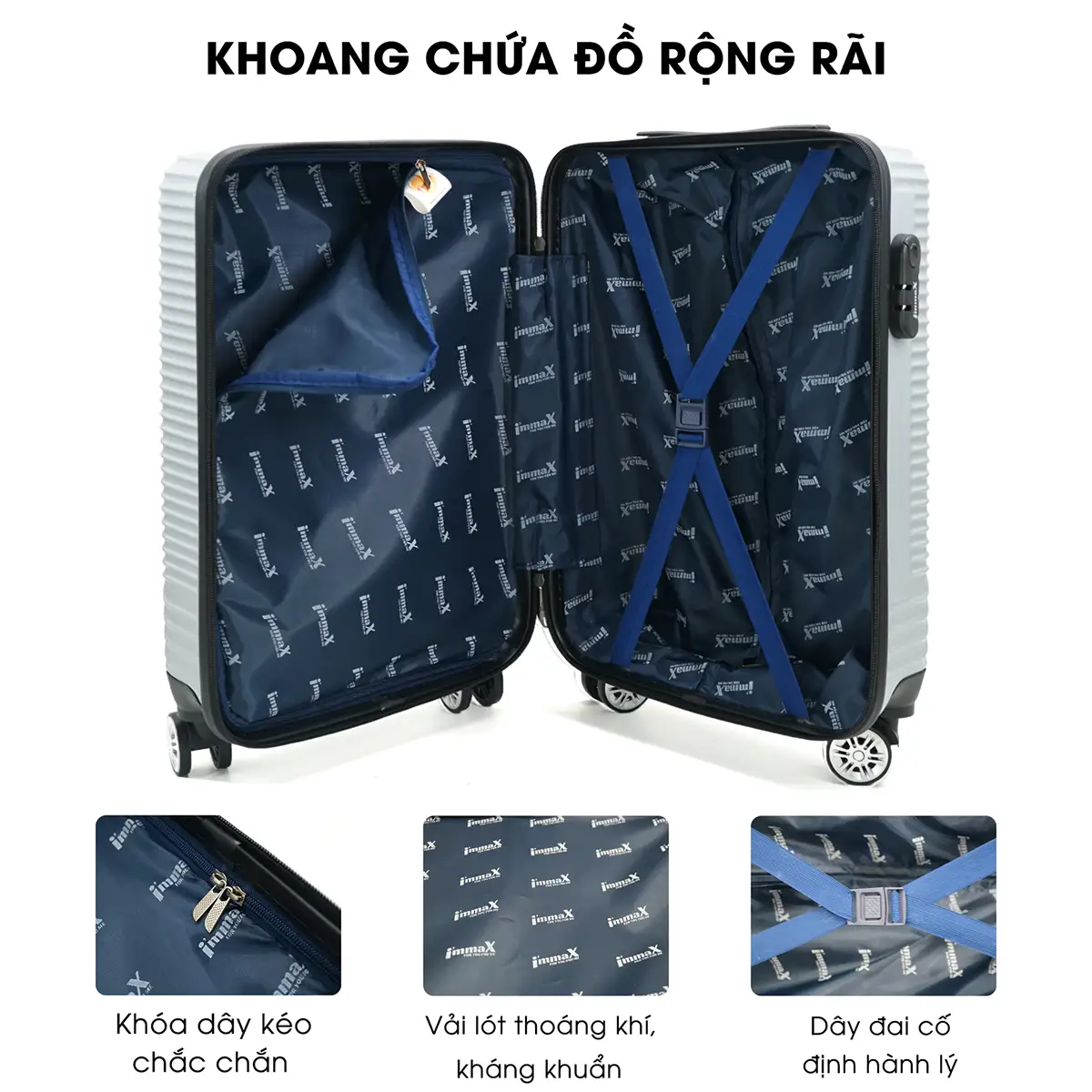 Vali nhựa cao cấp I'mmax x11 size 20 inch - hình chi tiết 03