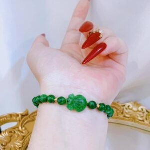 Vòng Tay Cẩm Thạch Phối Túi Tiền Thiên Nhiên - hinh 07