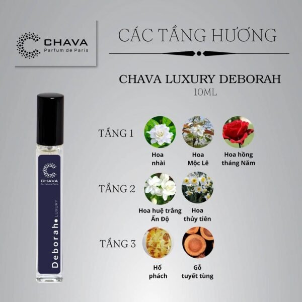 Nước Hoa Mini Luxury Deborah 10ml - Chava - hinh 02