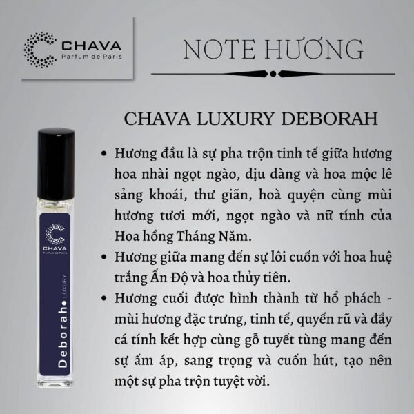 Nước Hoa Mini Luxury Deborah 10ml - Chava - hinh 03