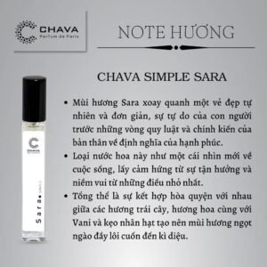 Nước Hoa Chava Sara 10ml - hinh 03