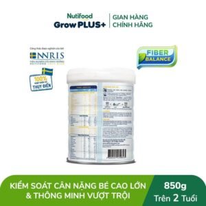 Sữa bột GrowPLUS+ Trắng Kiểm soát cân nặng cho trẻ - hinh 08