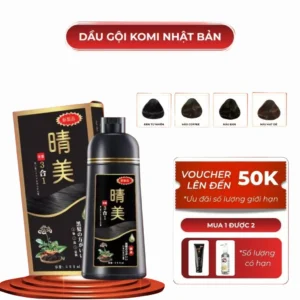 Dầu gội phủ bạc Komi Nhật Bản chai 500ml