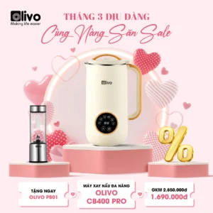 Máy Xay Nấu Đa Năng OLIVO CB400 PRO - hinh 014