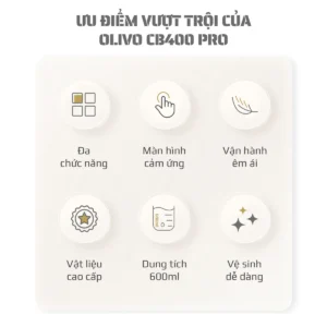 Máy Xay Nấu Đa Năng OLIVO CB400 PRO - hinh 03