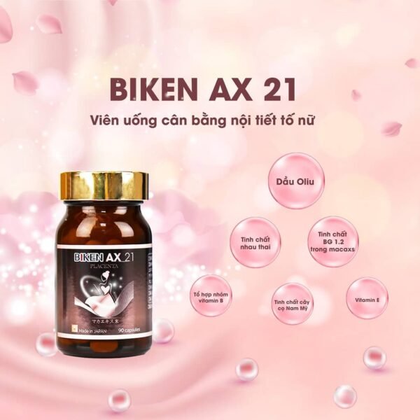 Viên Uống Nội Tiết Tố Nữ Biken AX 21 - hinh 05