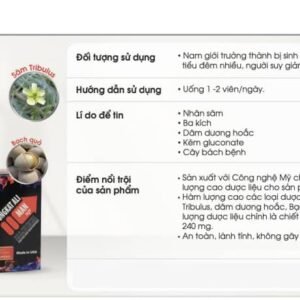 Tongkat Ali Man Up - Viên Uống Tăng Cường sinh lý nam - hinh 06