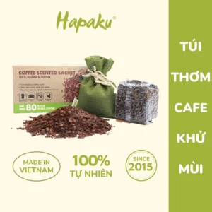 Túi Thơm Cà Phê Hapaku khử mùi, hút ẩm cho ô tô, phòng ngủ