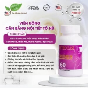 Viên Uống ESTRO EASE Cân Bằng Nội Tiết Tố Nữ - hinh 09