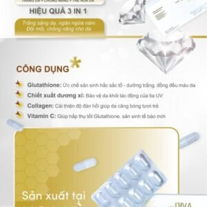 Viên Uống Trắng Da Diva Perfect White Nature Gift - hinh 03