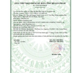 Viên Uống Trắng Da Diva Perfect White Nature Gift - hinh 05