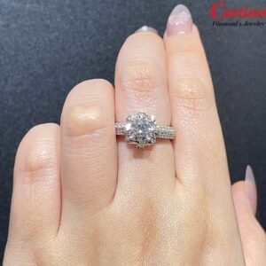 Nhẫn Bạc nữ xi kim Mã NN 35251- hinh 02