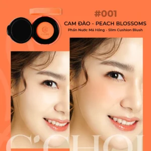 Phấn Nước Má Hồng - Slim Cushion Blush - #001 - Cam Đào - hinh 04