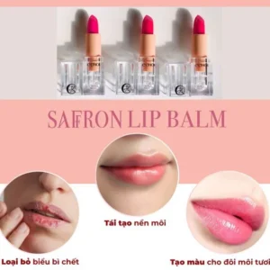 Son Dưỡng Saffron Color S02 Hồng Pha Lê - Crystal Pink - hinh 04