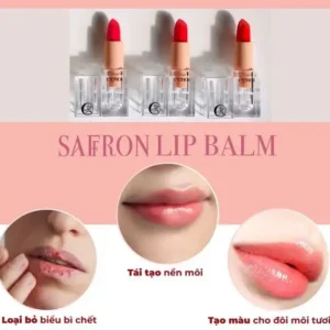 Son Dưỡng Saffron Color S03 Đỏ Pha Lê - hinh 05